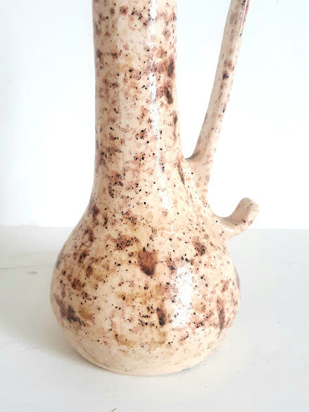 Vintage ceramic pourer signed