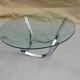 Knut Hesterberg coffee table Glass and steel