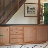 Bamboo and canning sideboard