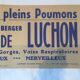 Advertising poster for the candy of Luchon
