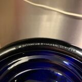 Cobalt blue glass ashtray by Enzo Mari, Circa. 1980