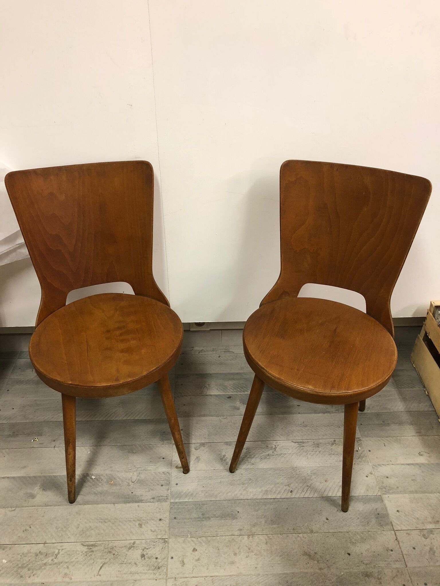 Set of 2 chairs Baumann model "Dove".