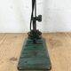 Lampe de banque vintage en émail vert, années 1950