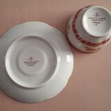 4 coffee cups Haviland Limoges model "Coral Tree" 1958