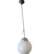 Vintage Art Deco suspension / chandelier with opaline shade