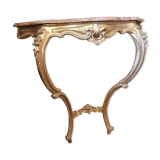 Gilded wooden console