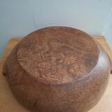 Large antique wooden bowl