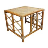 Rattan bedside table
