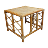 Rattan bedside table