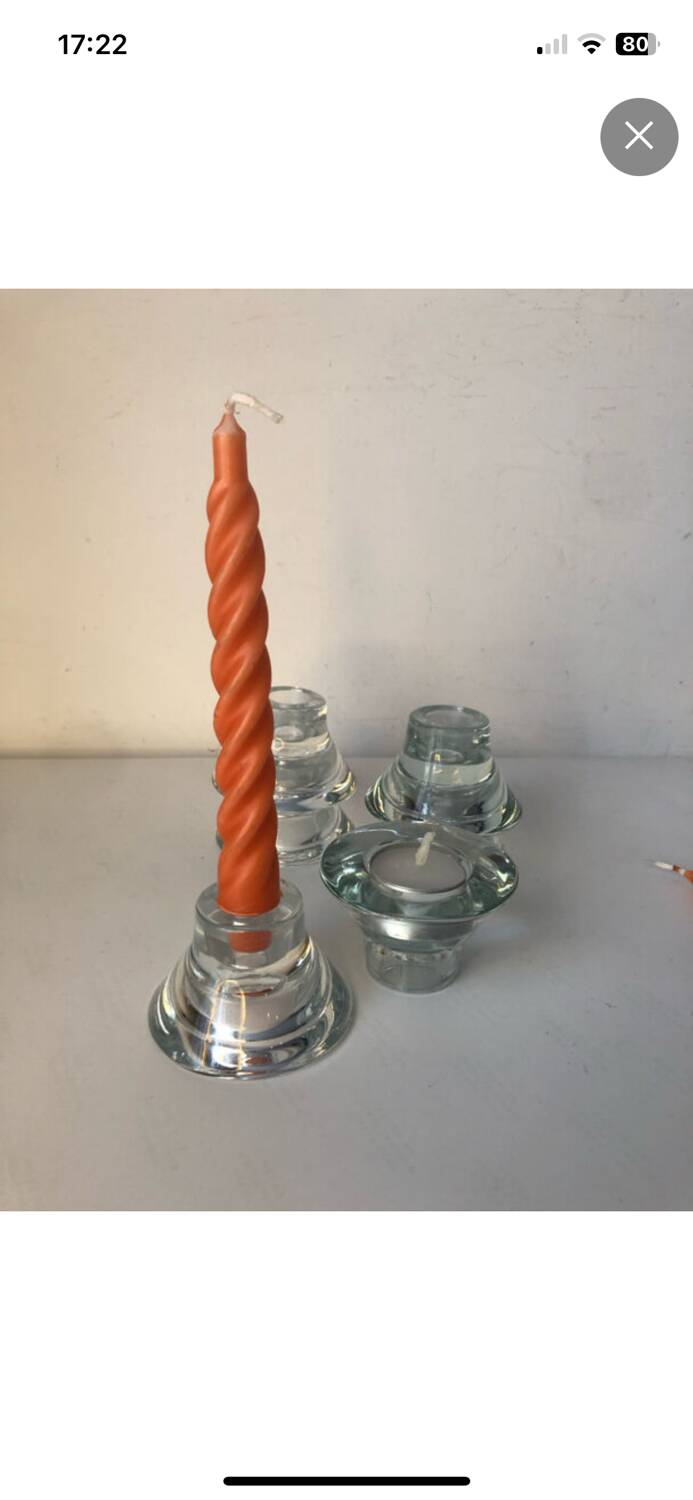 KM Hagberg candle holders