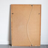 Mirror beveled gold 93x64 cm