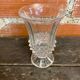 Antique crystal d'arques vase model longchamp médicis moulded glass vintage