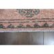 Vintage Turkish Oushak Wool Runner Handmade Wool Runner Rug 123x376