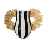 Hand-painted ceramic vase