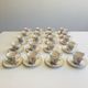 A coffee service of 20 cups and saucers - Luneville Réverbère Fin