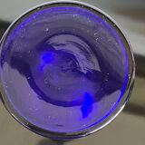 Vintage cobalt blue glass vase