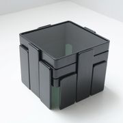 Nesting tables in black by Gianfranco Frattini for Cassina Italy