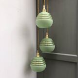 Vintage tulip waterfall pendant light in granite glass
