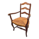 Fauteuil en chêne style Louis XV