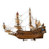 Large model ship "La Couronne" – French vessel from 1636