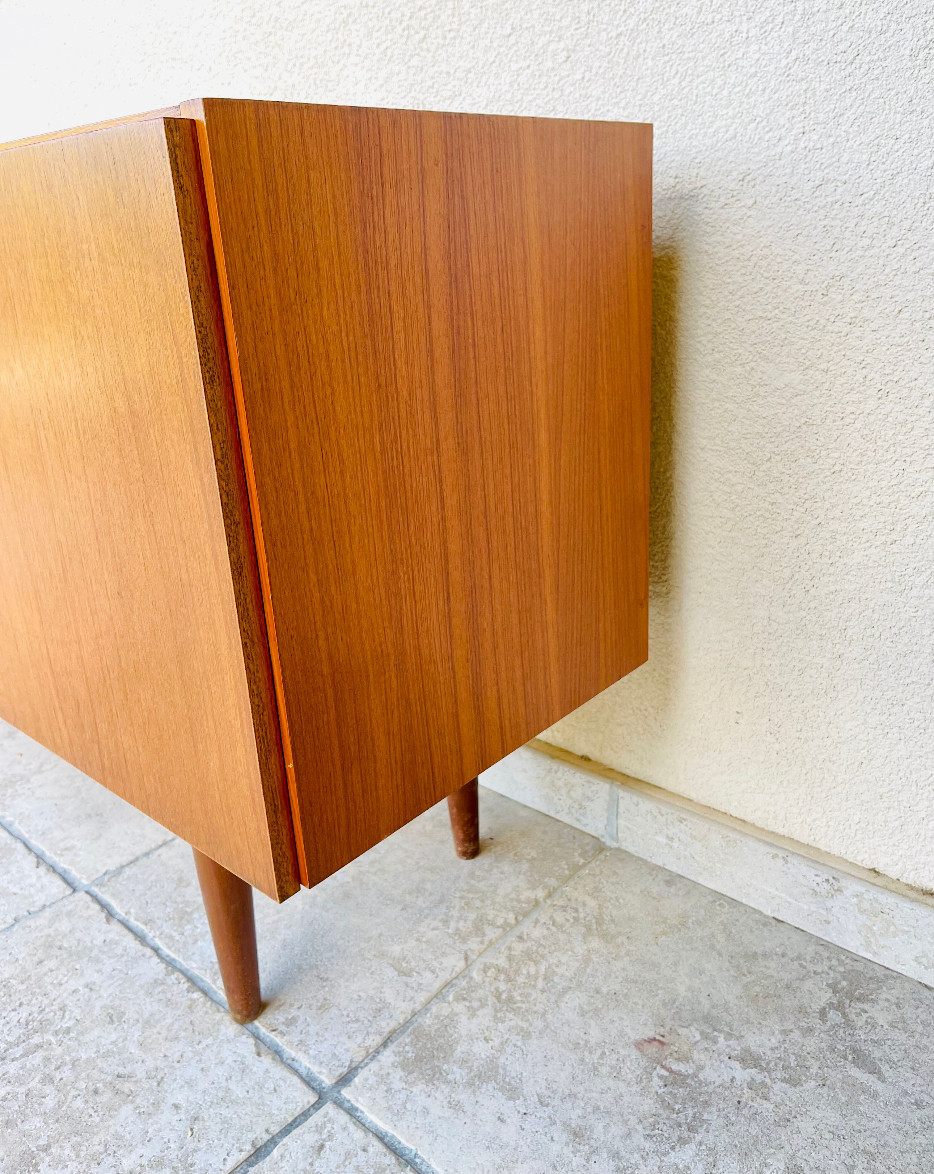 Scandinavian teak row