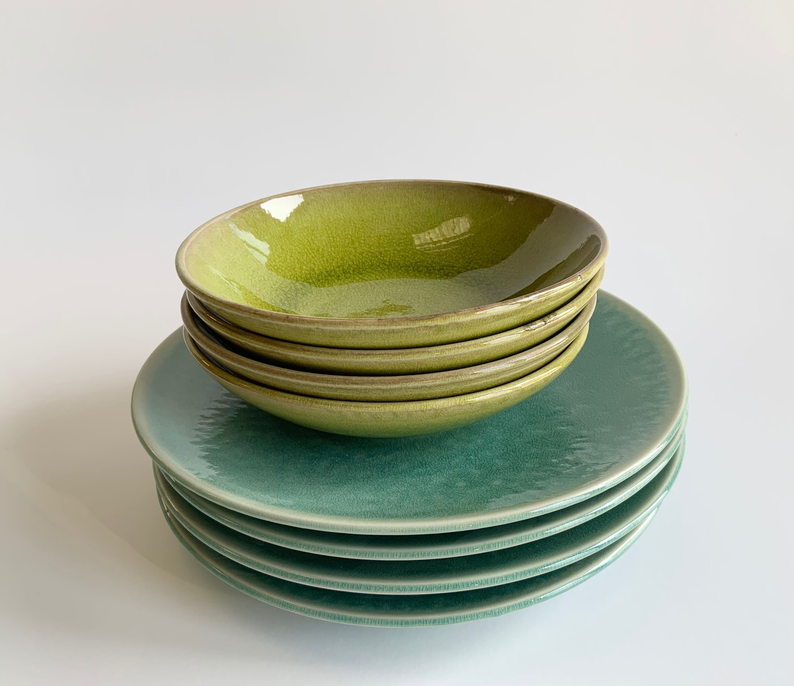 8 Jars Tourron plates