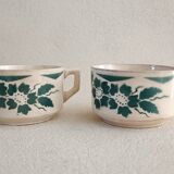 2 iron earth chocolate cups