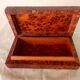 Solid cedar magnifying glass box