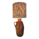 70s Fat Lava lamp with Pop Art shade