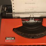 Typewriter orange brother 210