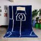 Traditional handmade carpet 250cm x 150cm Moroccan