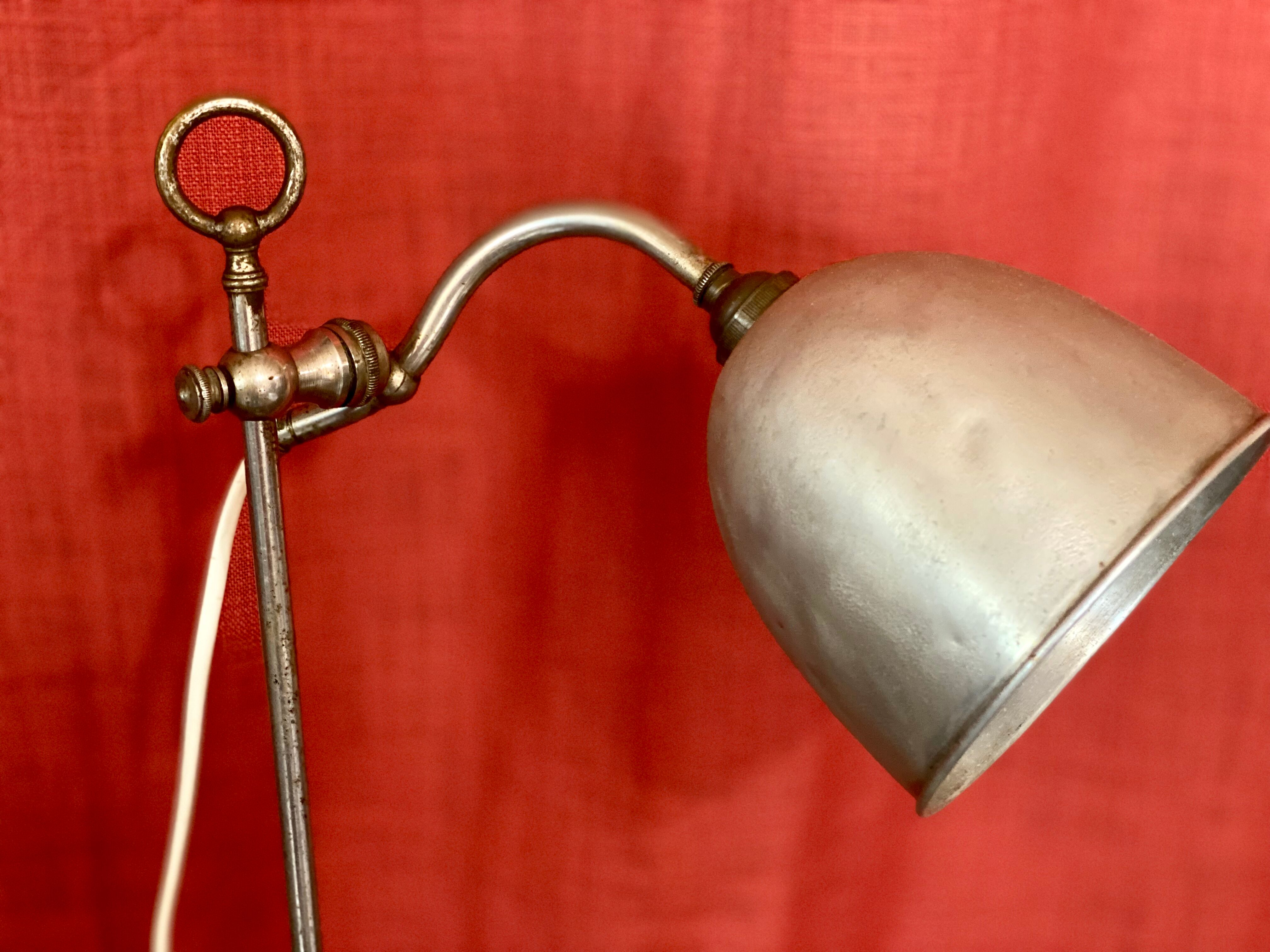 Industrial desk lamp