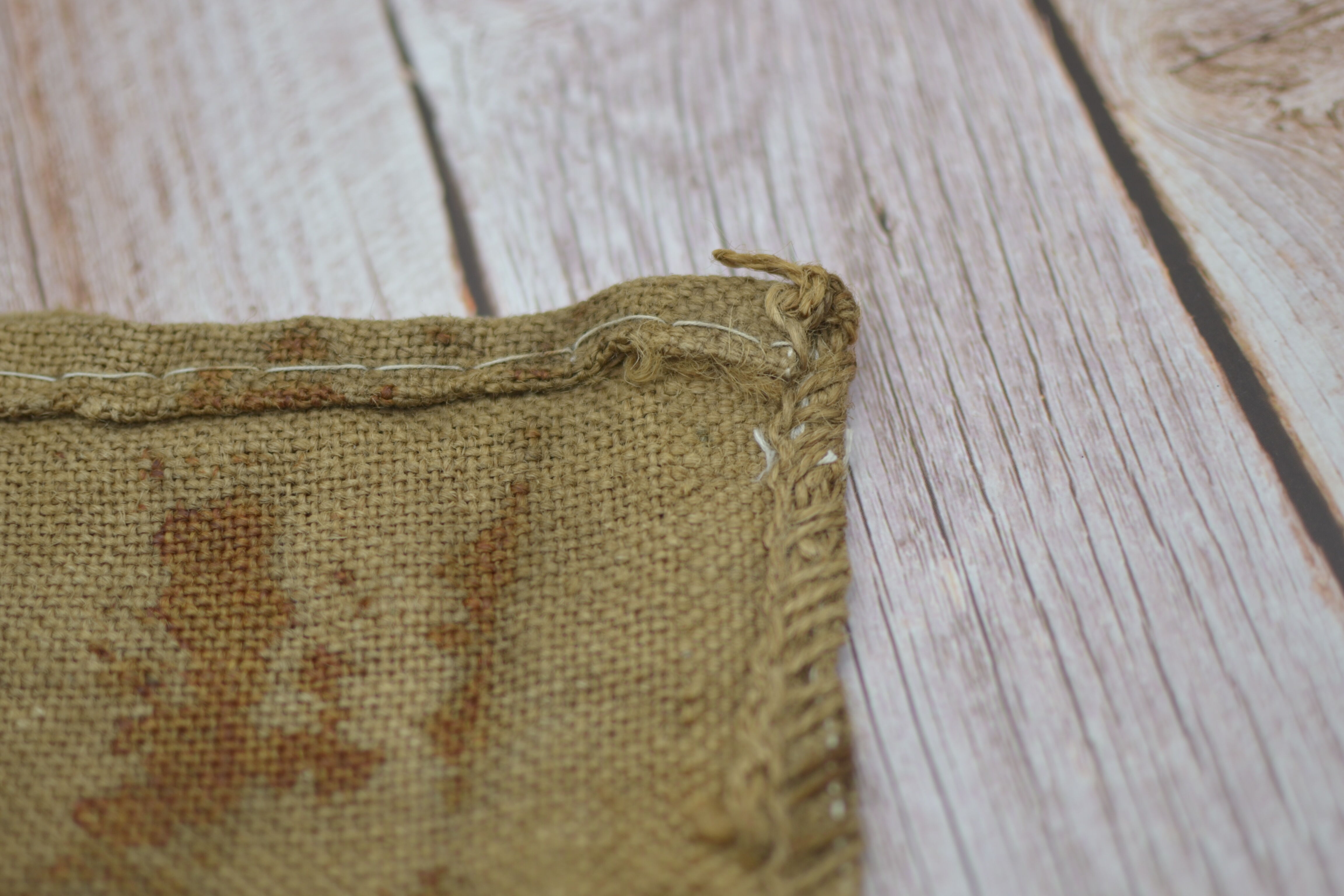 Bag in burlap that allowed transport