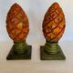 Wooden roman pine cones