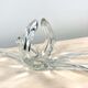 Adorable fruit bowl or centerpiece or flower bowl in translucent crystal - 1960