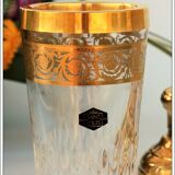 Shaker st louis crystal model thistle gold