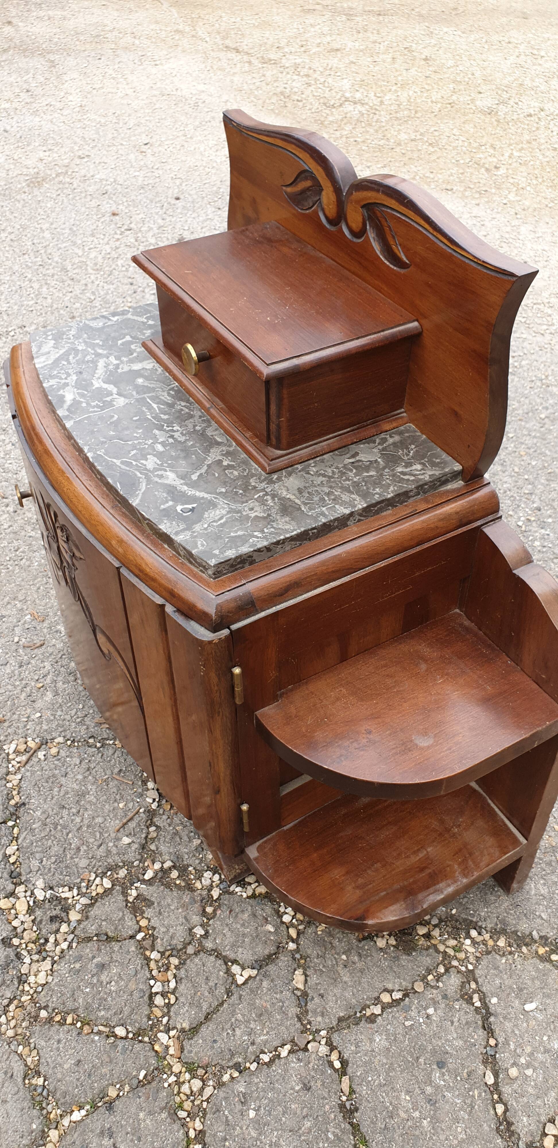 Art Deco bedside table