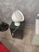 White metal floor lamp by ola whilborg for ikea 2000s