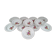 Set of 12 dessert plates Sarreguemines model Gérardmer