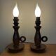 Pair of bedside lamps