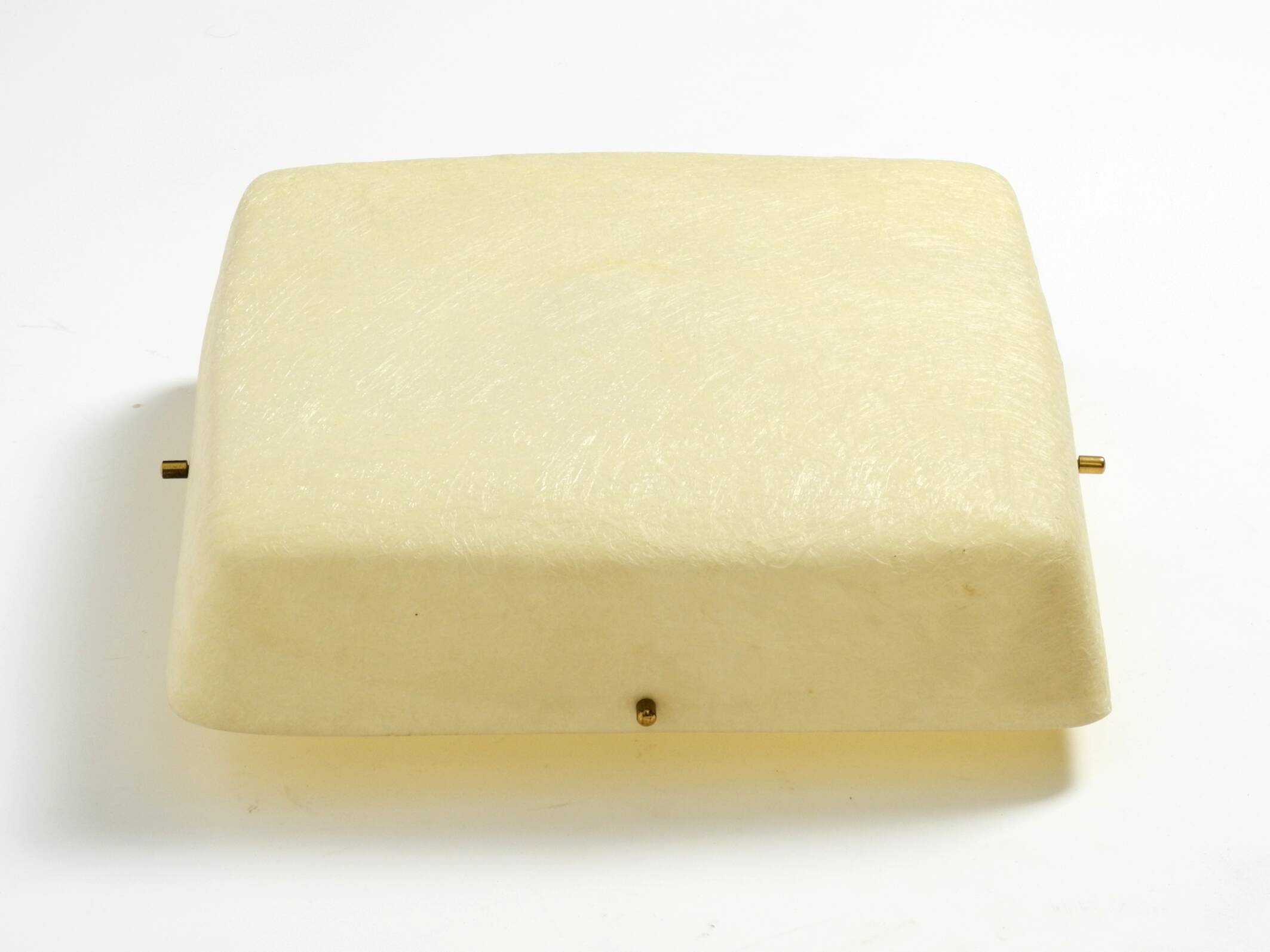 Beautiful Mid Century Modern square fiberglass ceiling or wall lamp