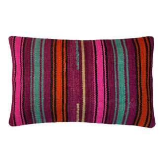 Housse de coussin kilim turc vintage 30x50cm