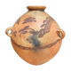 Terracotta anses jar