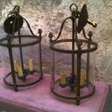 Pair of vestibule lanterns