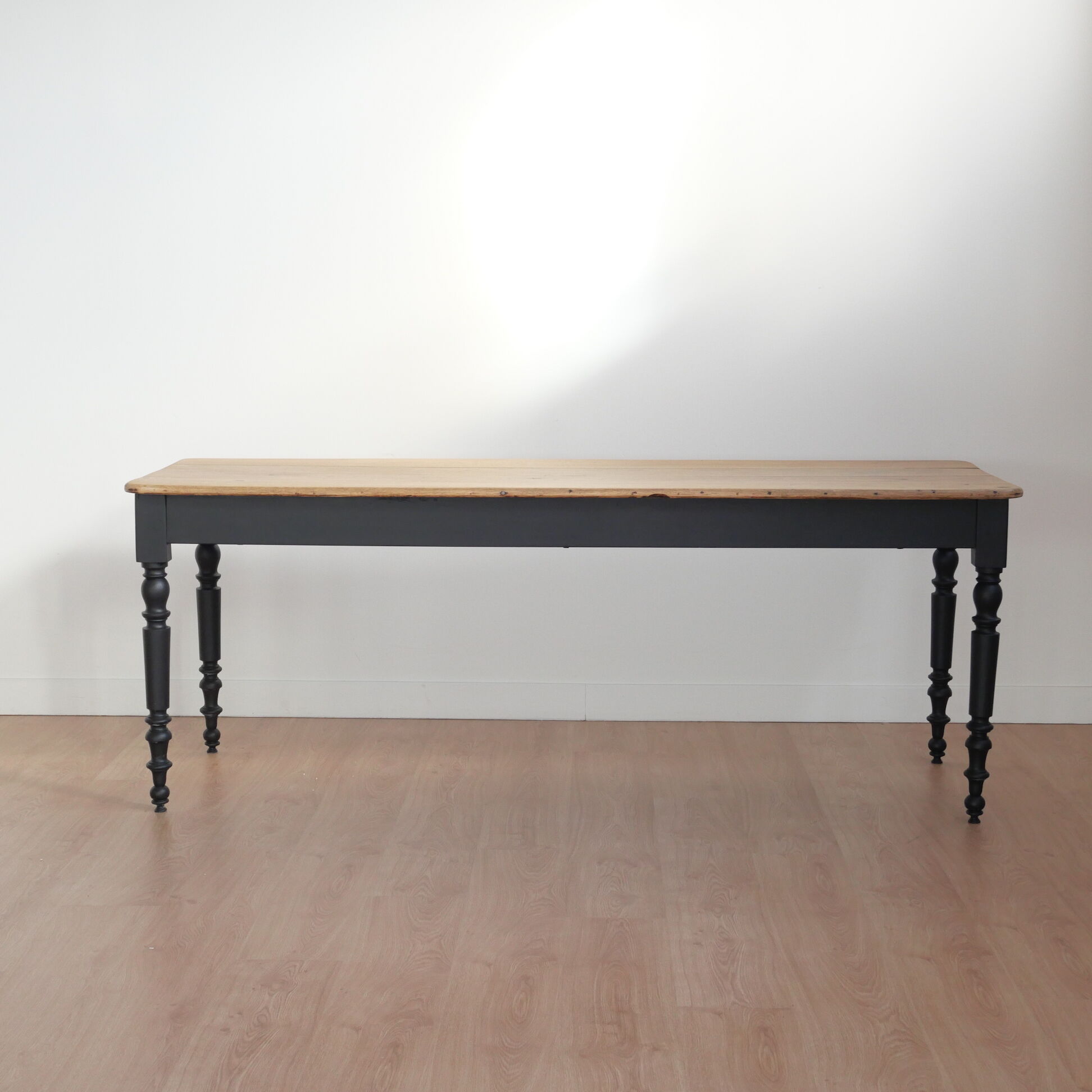 Restored old convent table