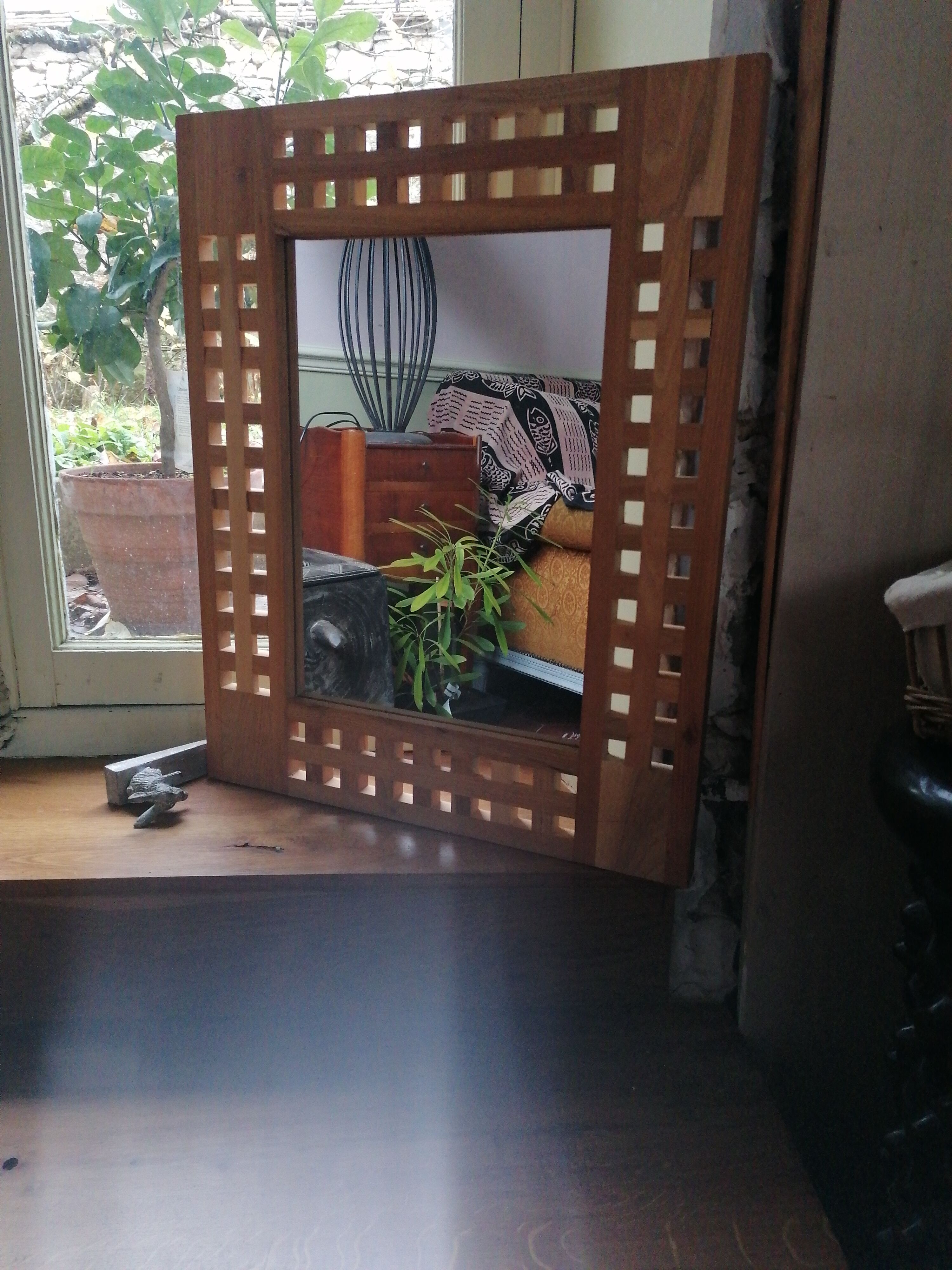 Comtenporaine wooden cloisonné glass