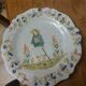 Assiette Mallicorne Pouplard Beatrix fin xix