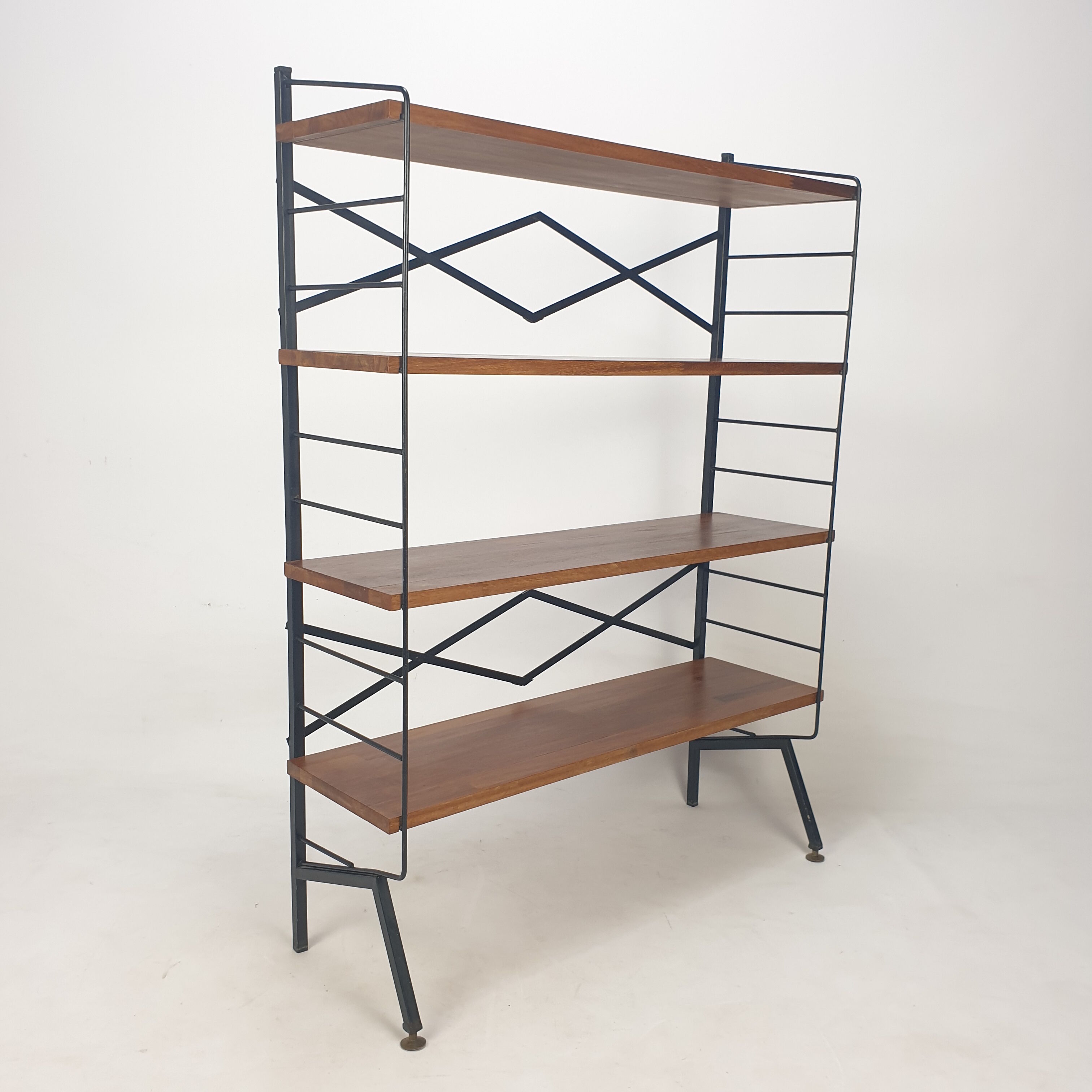 Italian Free Standing Shelving Unit, 1950's