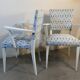 Paire de fauteuils bridge