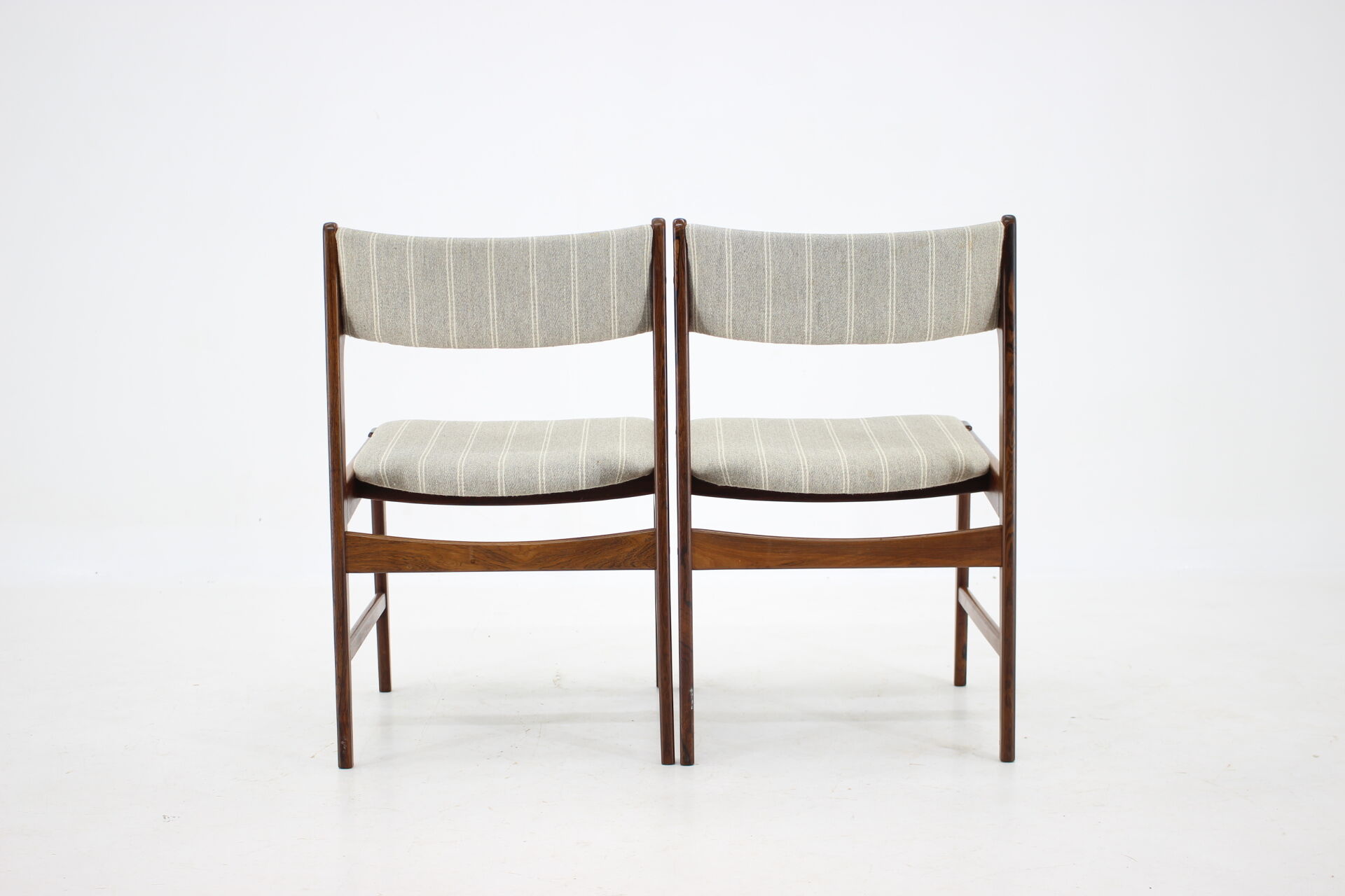 1960s Set of 6 Erich Buch Solid Palisander Dining Chairs, Denmark